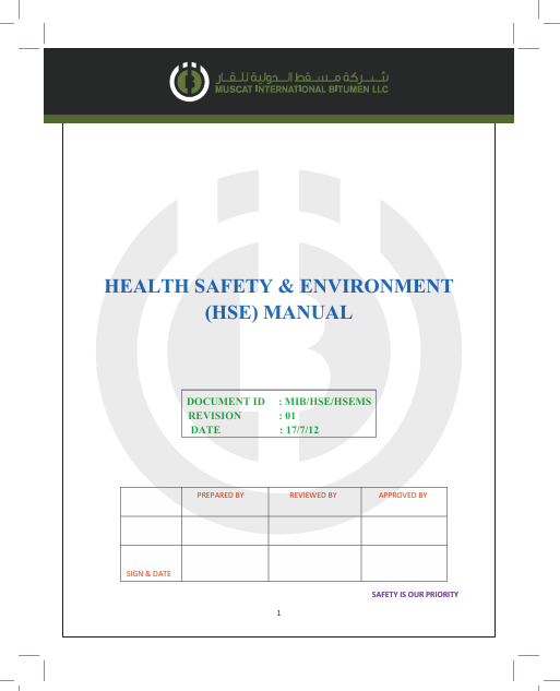 HSE Manual